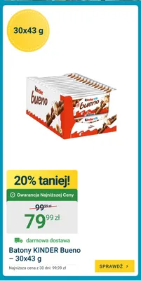 Batony Kinder Bueno 30-pak promocja w ERLI