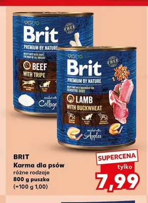 Karma dla psów Brit Lamb with Buckwheat promocja w Kaufland