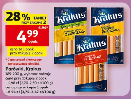 Parówki Krakus promocja w Auchan
