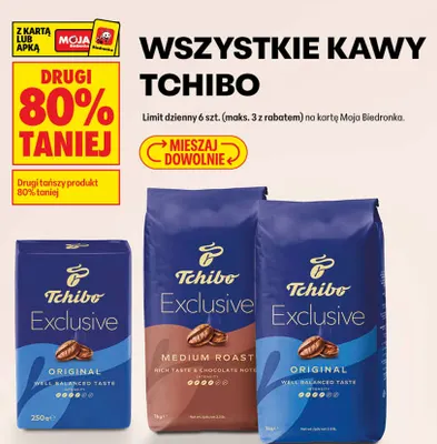 Kawa mielona Tchibo Exclusive Original promocja w Biedronka