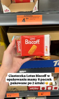Ciastka Lotus Biscoff promocja w Biedronka