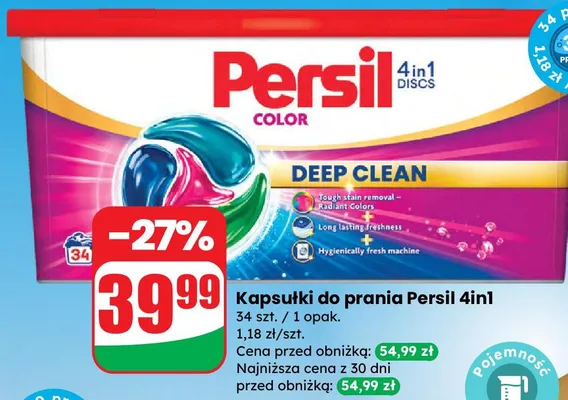 Kapsułki do prania 4in1 promocja w Dino