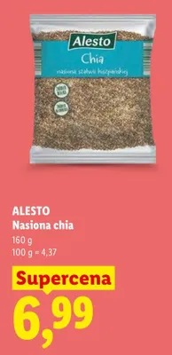 Nasiona chia Alesto promocja w Lidl