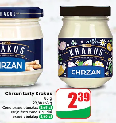 Chrzan tarty promocja w Dino
