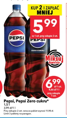 Napój gazowany Pepsi promocja w LEWIATAN