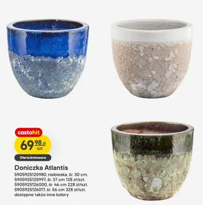 Doniczka Atlantis promocja w Castorama