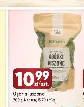Ogórki kiszone Naturia promocja w Avita