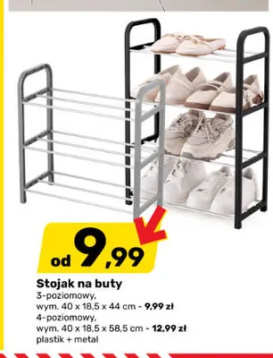 Stojak na buty 3-poziomowy promocja w Bricomarche