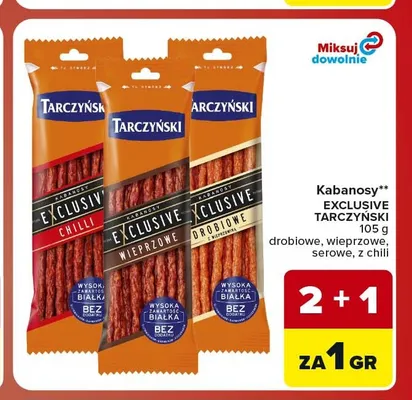 Kabanosy Exclusive Tarczyński z chili promocja w Carrefour Market
