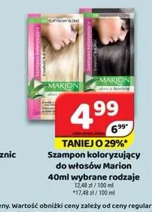 Szampon koloryzujący do włosów Marion Hebanowy Czerń promocja w Delfin