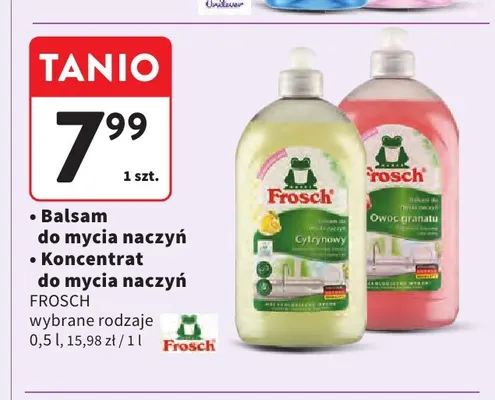 Balsam do mycia naczyń Frosch promocja w Intermarche