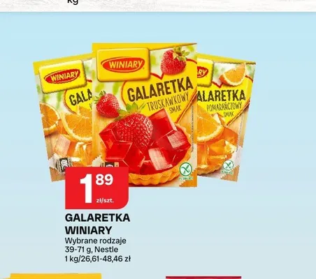 Galaretka o smaku cytrynowym Winiary promocja w Chorten