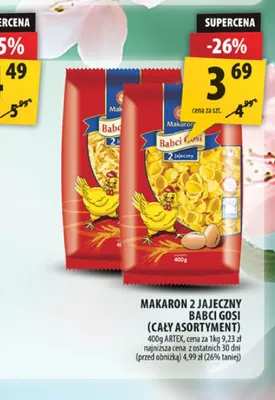Makaron jajeczny Blue dragon promocja w Arhelan