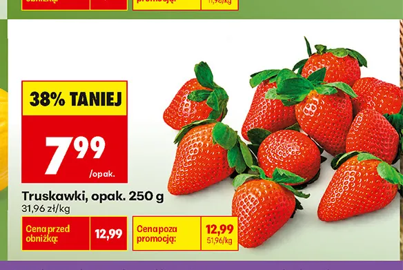 Truskawki promocja w Biedronka