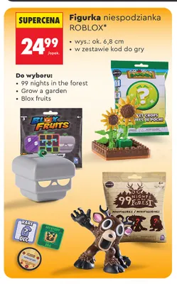 Figurka niespodzianka Roblox 99 Nights in the Forest promocja w Biedronka