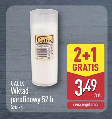 Wkład parafinowy 52h Calix promocja w Aldi