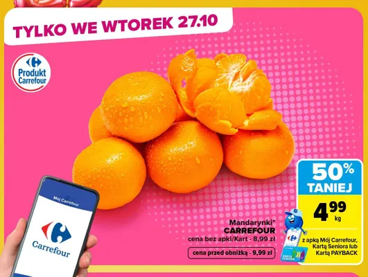 Mandarynki Carrefour promocja w Carrefour