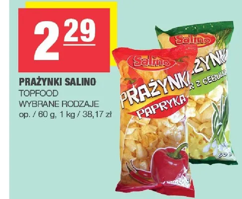 Prażynki wybrane rodzaje papryka promocja w SPAR