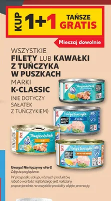 Filety z tuńczyka w oliwie z oliwek K-Classic promocja w Kaufland