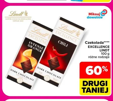 Czekolada Excellence Lindt promocja w Carrefour