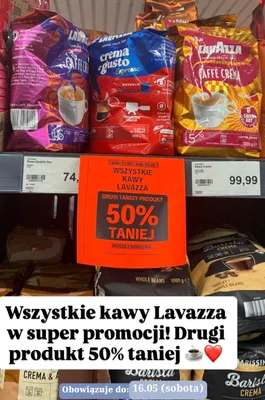 Kawa ziarnista Lavazza Crema e Gusto Espresso Classico promocja w Aldi