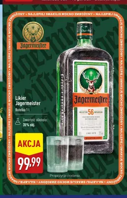 Likier Jägermeister promocja w Aldi