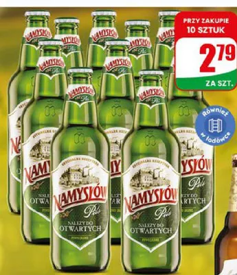 Piwo Namysłów Pils promocja w Dino