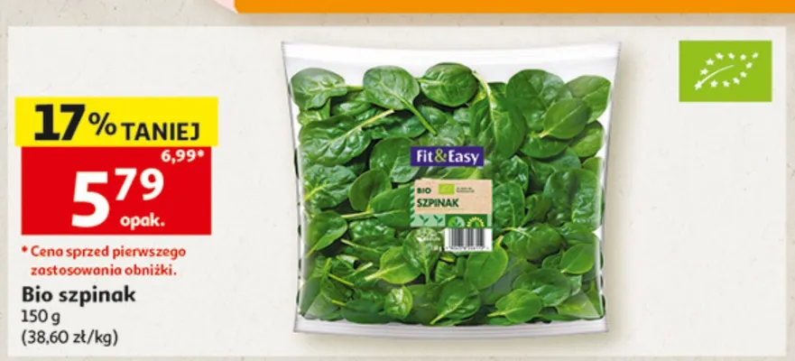 Szpinak Fit & Easy promocja w Auchan