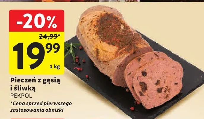 Pieczeń z gęsia i śliwką promocja w Intermarche