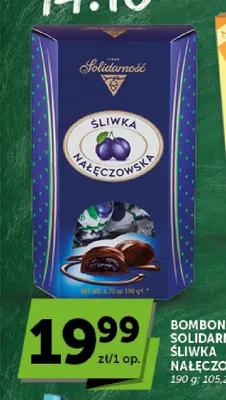Bombonierka Solidarność Śliwka Nałęczowska promocja w Groszek