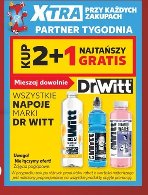 Napoje marki Dr Witt promocja w Kaufland