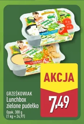 Lunchbox Grześkowiak Zielone Pudełko z kebabem promocja w Aldi