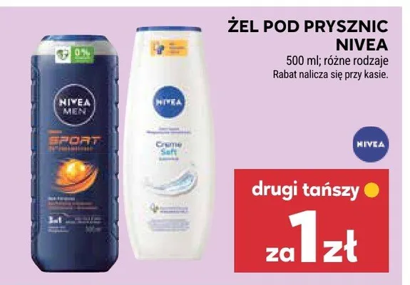 Żel pod prysznic różne rodzaje promocja w Stokrotka