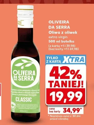 Oliwa z oliwek extra virgin Oliveira Da Serra Classic promocja w Kaufland