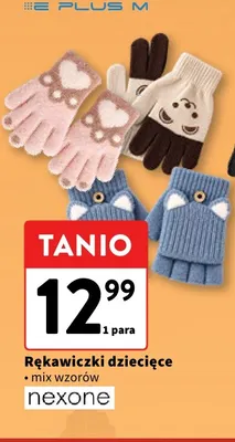 Rękawiczki dziecięce Nexone promocja w Intermarche