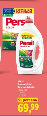 Żel do prania kolorów Persil promocja w Lidl