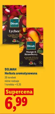 Herbata aromatyzowana Dilmah Mango & Strawberry promocja w Lidl