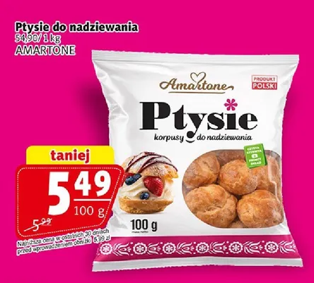 Ptysie korpusy do nadziewania Amartone promocja w Prim Market