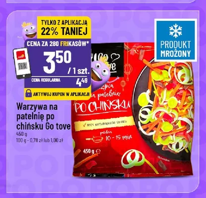 Warzywa na patelnię po chińsku Go tove promocja w POLOmarket