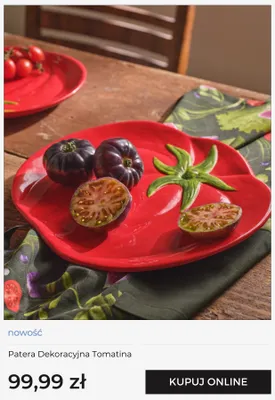 Patera dekoracyjna home&you Tomatina promocja w home&you