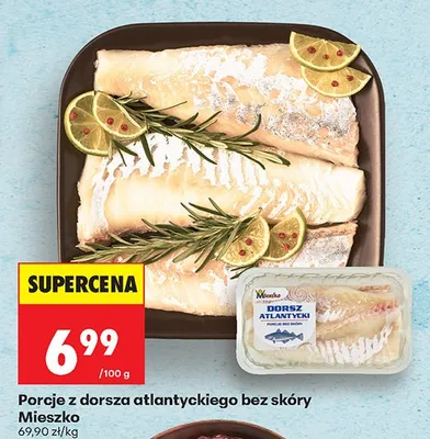 Porcje z dorsza atlantyckiego bez skóry promocja w Biedronka
