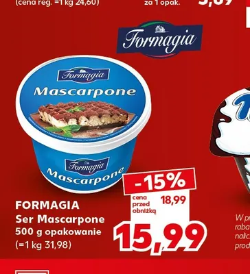 Ser mascarpone Formagia promocja w Kaufland