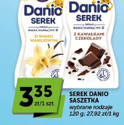 Serek Danio o smaku waniliowym promocja w Groszek