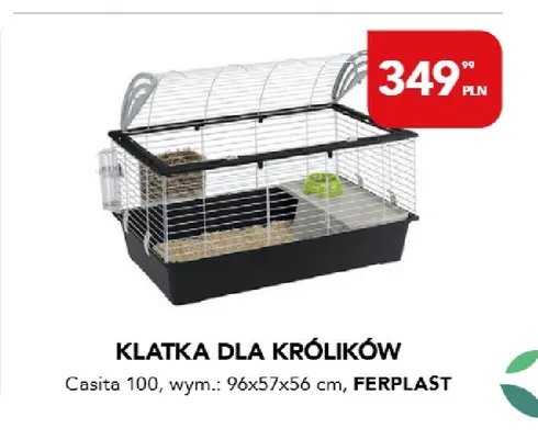Klatka dla królików Casita 100 96x57x56 cm Ferplast promocja w Aquael zoo