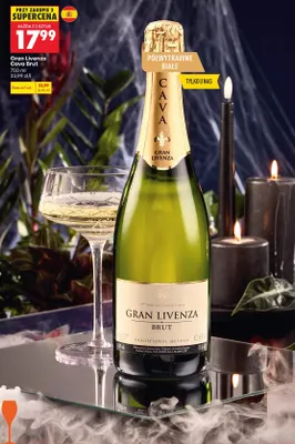 Wino musujące Gran Livenza Cava Brut promocja w Biedronka