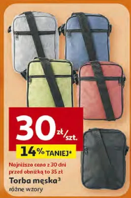Torba męska promocja w Auchan