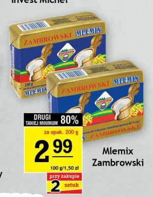 Miks tłuszczowy Mlemix Zambrowski promocja w Gram Market