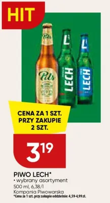 Piwo Lech wybrany asortyment promocja w Chata Polska