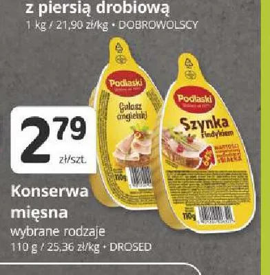 Konserwa mięsna Podlaski Gulasz angielski promocja w Marketvita