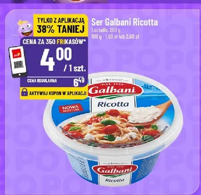 Ser Galbani Ricotta promocja w POLOmarket